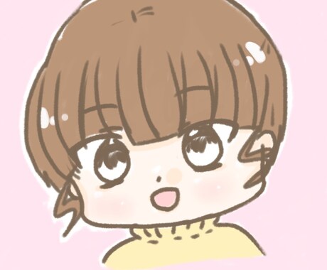 ゆるいデフォルメイラストアイコンを描きます ほんわか可愛いイラストを描きます イメージ1
