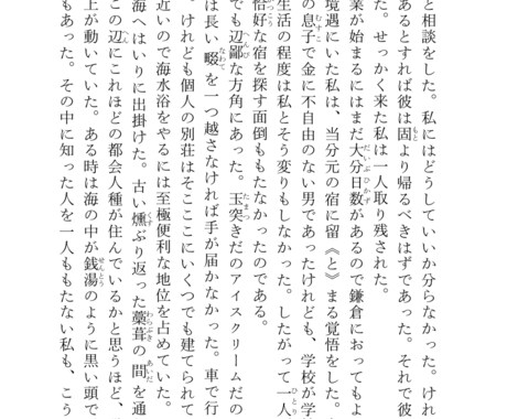 同人誌小説の組み版を有料フォントで行います 年間契約5万円のフォント＋有名フォントで見易い組版をお約束！ イメージ2