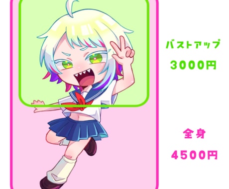 ミニキャライラスト描きます 2.5〜3等身くらいのミニキャラが得意です！ イメージ2