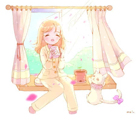 やさしいタッチのSNS・ブログ用イラスト制作します 優しい、寄り添えるタッチのイラストを描きます イメージ2