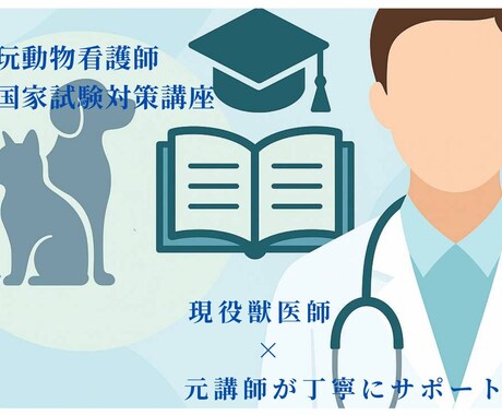 元講師の現役獣医師が受験対策を徹底サポートします イメージ1