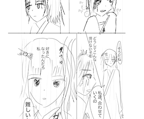 ネーム作成代行をします 依頼された内容を漫画のネーム形式にします イメージ2