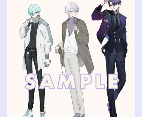 低価格・短納期／立ち絵の制作お受けします お求めやすい価格で”お任せ”の立ち絵の制作をいたします！ イメージ2