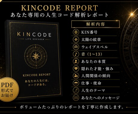 マヤ暦であなたの人生コードを丁寧に読み解きます マヤ暦で”人生コード”を読み解く鑑定レポートを作成します イメージ2