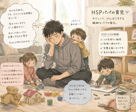 HSPの育児の悩みを共有し、辛さを和らげます ご本人様にしか分からないHSP育児の「辛さ」ご相談下さい。 イメージ1