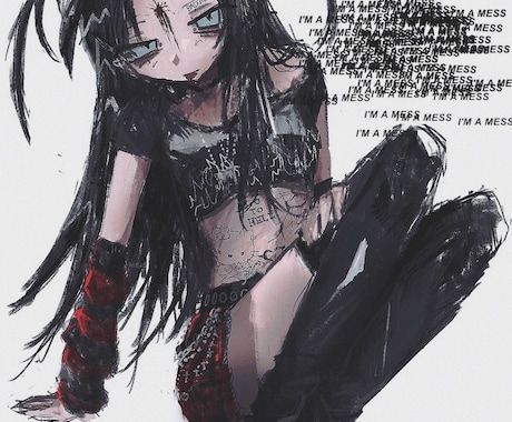 あなた専用のオリジナルイラストを描きます ダークでかわいいキャラクターイラストでSNS映えしませんか？ イメージ2