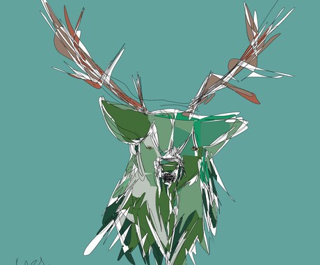 世界に一つだけの個性的な絵を描きます 直感で描いているので全くおなじの絵は書けません。 イメージ2