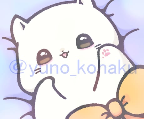 ゆるかわ動物イラストでSNSアイコン描きます シンプル・かわいい・ほんわか♪ イメージ1