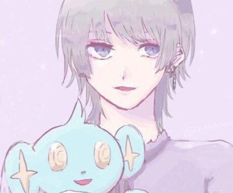 SNS用の映えるアイコンやヘッダーを描きます 厚塗りメインのイラストであなたのアイコンを彩ります イメージ2