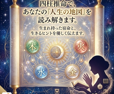 西洋占星術であなたの星の配置を読み解きます 星が教える、あなただけの「トリセツ」と、人生の歩き方 イメージ1