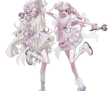 気怠さと儚さを纏う人物を描きます 立ち絵/一枚絵/キャラデザ　制作いたします イメージ2