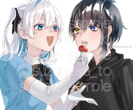 アイコンからサムネまで！映えるイラスト描きます 安価で高クオリティ目指してます、お気軽にご相談下さい！ イメージ2