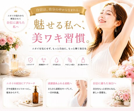 価格改定！　私が、体臭（ワキ）を治します 100％、忖度なし身体を張ったご紹介！もう飽和状態から脱却！ イメージ1