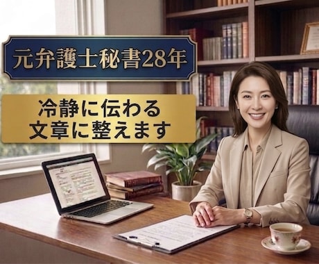 内容証明・クレーム文など 冷静な文章で作成します 28年の実務経験に基づき丁寧に作成します イメージ1