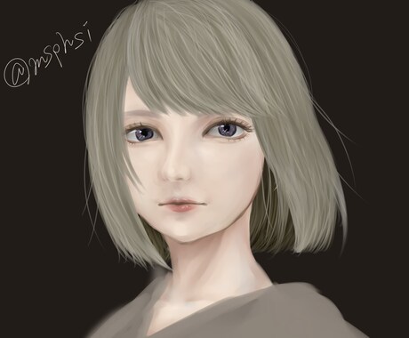 SNS等のアイコンお描きします 厚塗りでかっこいいSNS用アイコン！ イメージ1