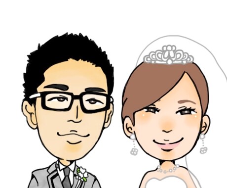 お写真を元にデフォルメ化した似顔絵かきます ♡SNSアイコンやプレゼントにいかがでしょうか♡？ イメージ1