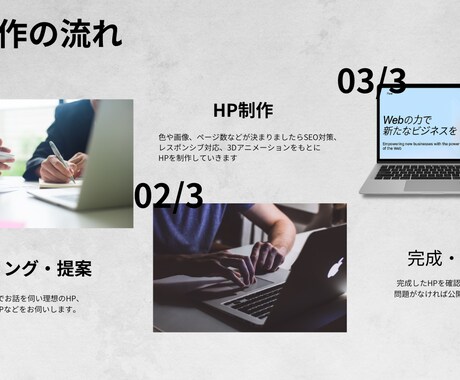 集客につながるHPを制作します 集客と信頼性を両立するHPを制作します イメージ2