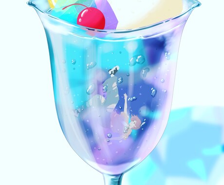 かわいいイラストをお描きします お菓子や動物と人物のイラストをお描きします。 イメージ1