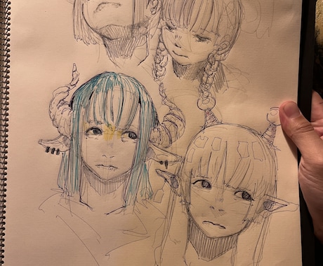 キャラクターデザインやコンセプトアートを提供します デザイン設定を提供致します。似顔絵等も受け付けております。 イメージ2