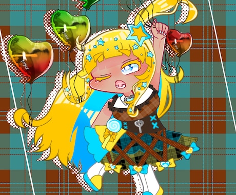 可愛いイラストを描きます ビビットでポップでモチモチな絵が得意です！ イメージ1