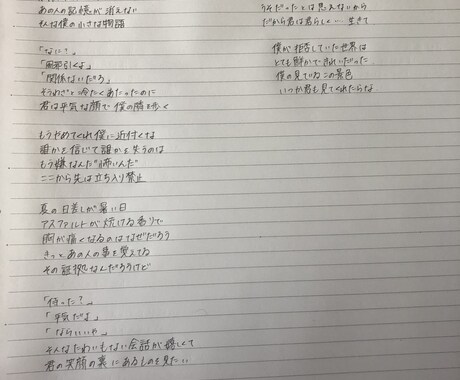 作詞をしたり歌ったります 青春を味わったことのある人や味わってる人にオススメです イメージ2