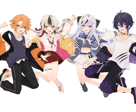 1枚絵、SDイラストなど制作します かわいい系の少年少女のイラストが描けます！ イメージ2