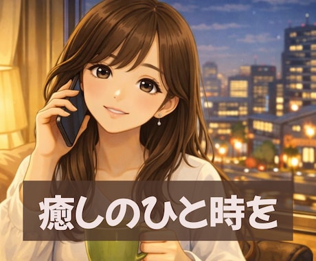 ほっとする時間を♡寄り添ってお話聞きます 普段の頑張りをゆるめる癒し時間に♡ イメージ2
