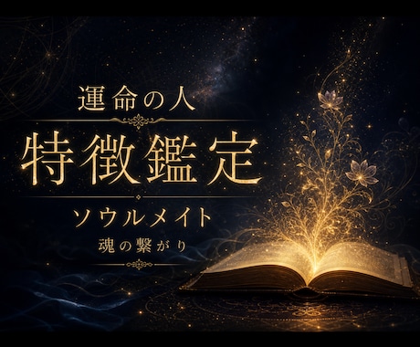 運命の人鑑定ー出会いの時期とお相手様の特徴視ます 未来で出会う相手の特徴を視ます。 イメージ1