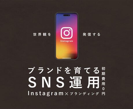 世界観を大切にInstagram運用代行します オリジナルの分析シートを元に世界観・設計重視で運用します イメージ1