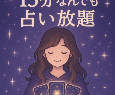 15分チャットで占い放題します どんな質問でも１５分占リーディングします イメージ1