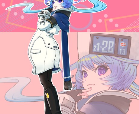 一枚絵描かせていただきます 記念配信に、イベントに、様々なシーンに合わせて作成します！ イメージ2