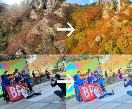 SNS向けの写真加工手伝います これであなたもフォロワー増えること間違いなし!? イメージ1