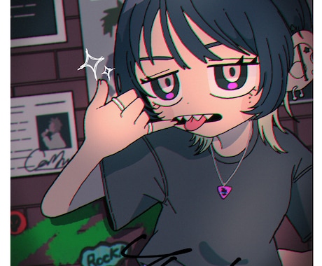 使いやすくてイケてるイラスト描きます ポップで使いやすいハイブリットイラストいかがですか？ イメージ2
