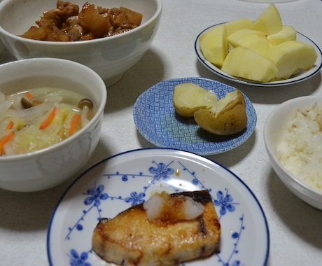 健康な食事の支度を最小限にするコツをお伝えします 平日１日20分以下まで短縮でき、コロナ対策、節約にもなります イメージ1