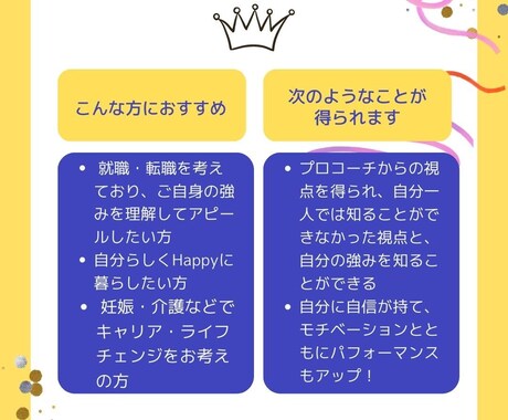 強み発見コーチングを行います Gallup認定ストレングスコーチによる強み発見コーチング イメージ2