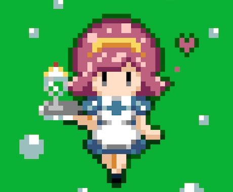 キャラクタードット絵打ちます ちんまりかわいいドット絵に仕上げます イメージ2