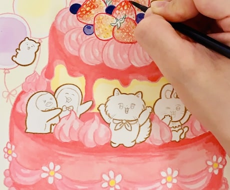 完全手描きイラスト！あなたのお話を絵本にします 元・絵本出版社の編集者が、あなたが考えたお話を絵本にします！ イメージ2