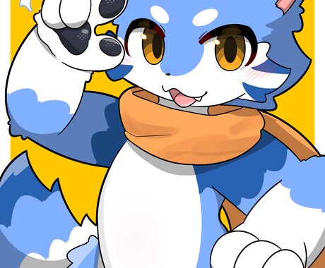 ケモノキャラクターを1枚絵に1体描きます ケモノな男の子を描くのが得意です!魅力的に仕上げます! イメージ2