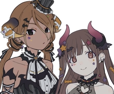かわいい＆かっこいいイラストお描きします サムネ・アイコン・MV・立ち絵などに使えるイラスト描きます イメージ2