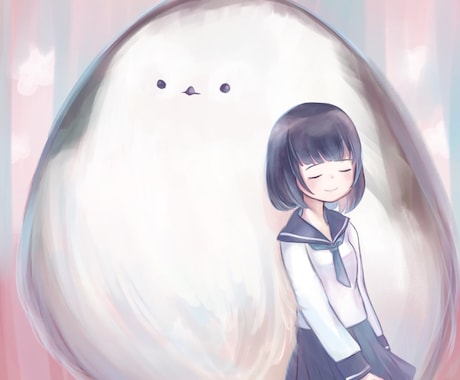 アイコンやサムネ、女の子メインの絵を描きます 優しさと悲しさと、想いのこもった絵をあなたに。 イメージ2