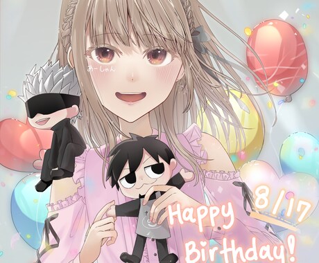 実績用低価格☆　お好きな画風でアイコンを作成します 可愛い、かっこいい、綺麗、なんでもござれ！ イメージ1