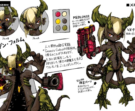 キャラクターデザインのご依頼を承ります あなたの世界を彩る、唯一無二のキャラクターを！ イメージ2