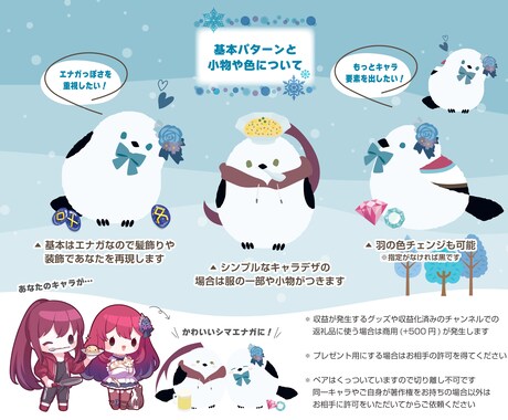 あなたのキャラクターをエナガ化します VtuberやVライバーにおすすめ！あなたの姿がエナガに！ イメージ2