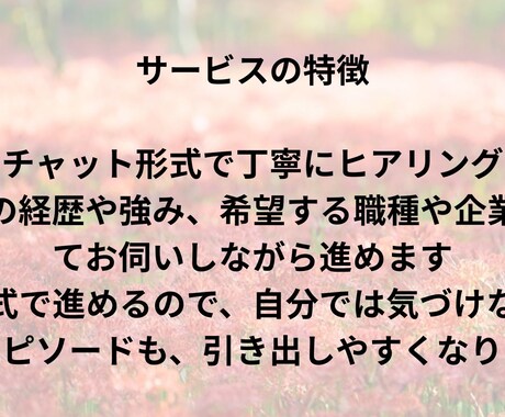職務経歴書・志望動機・自己PR作成支援します あなたの強みを引き出し、採用担当者に届く文章に イメージ2