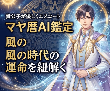 マヤ暦AI鑑定｜風の時代の運命を紐解きます ご縁を結ぶ特別価格500円（６月１４日まで） イメージ1