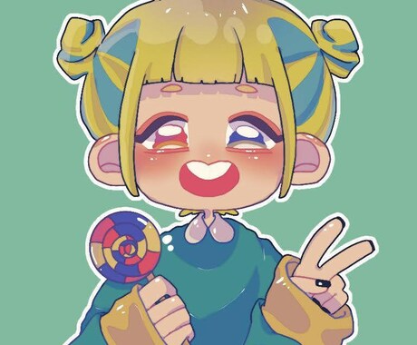 アイコンにぴったりなゆるかわなイラストお描きします イメージ1