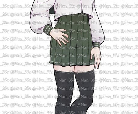 キャラクターの全身立ち絵製作します イメージ1