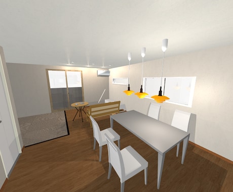 作品公開限定特価！住宅図面を3Dパースにおこします イメージがつかみやすい3Dパースの作成！ イメージ2