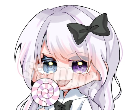 デフォ限定の可愛いイラスト作成致します 可愛いデフォ絵(夢、ペア○)を得意としております。 イメージ2