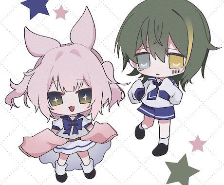ゆるきゃわSDイラストを描きます 【商用利用可能◎】小さくてかわいい命、いかがですか？ イメージ2